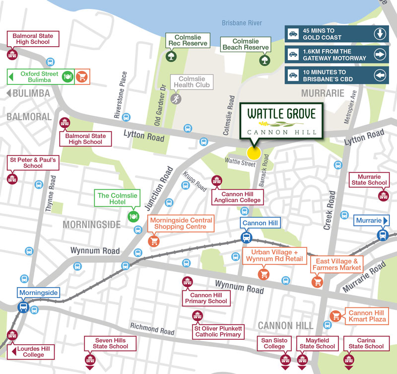 wattle-grove-location-map